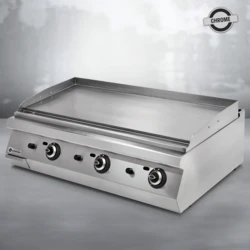 Grill gazowy – płyta gładka chromowana MAXI | TIGER 700 | PREMIUM