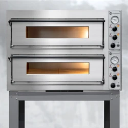 Piec do Pizzy 2- komorowy 6 x 33 cm | Rimini  Pro-66